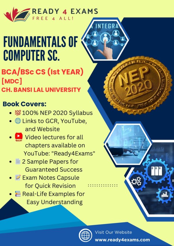 CBLU-BCA/BSc CS-MDC-Fundamentals of Computer Sc.