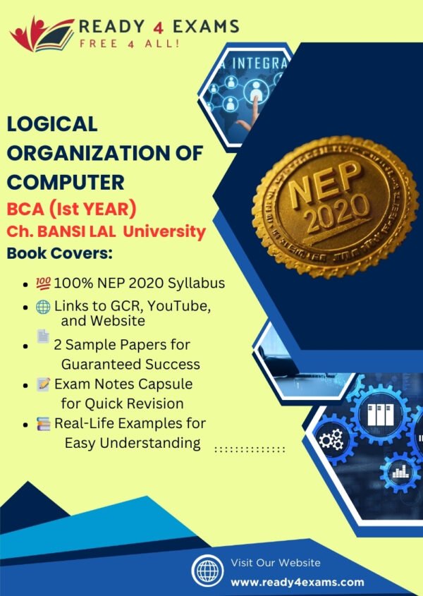 CBLU-BCA-Logical Organization of Computers