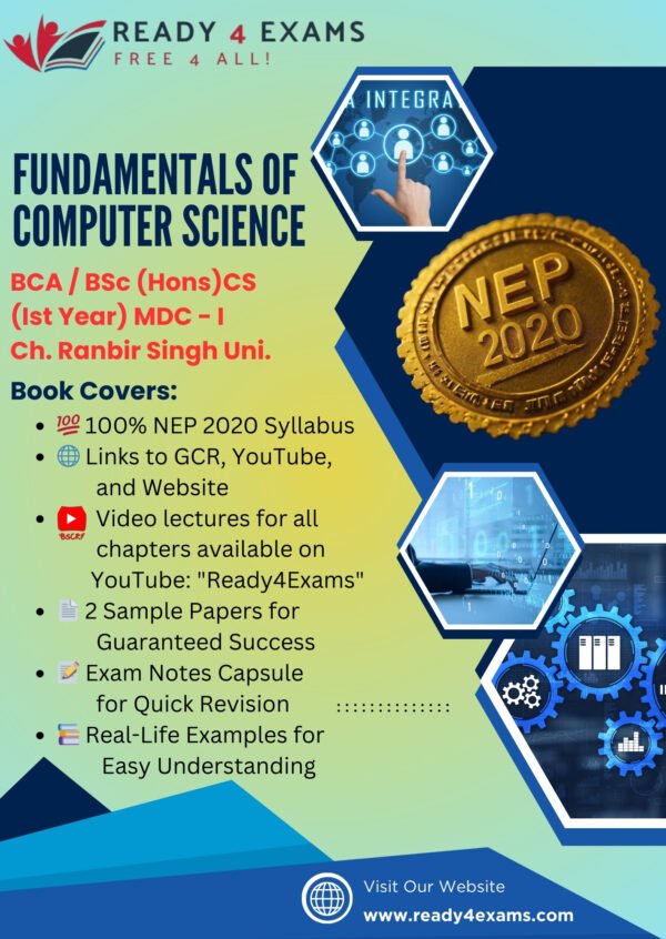 CRSU- BCA/BSc(Hons)CS -MDC - Fundamentals of Computer Science