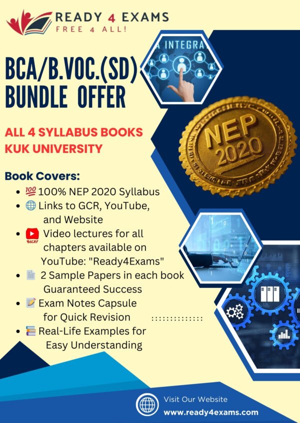 KU - BCA / B.Voc.(Soft Dev.) - BUNDLE OFFER !!!