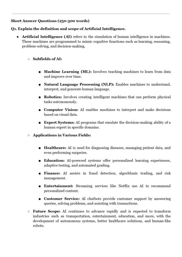 MDU - MSc CS - Artificial Intelligence (SEM 2) - Image 7