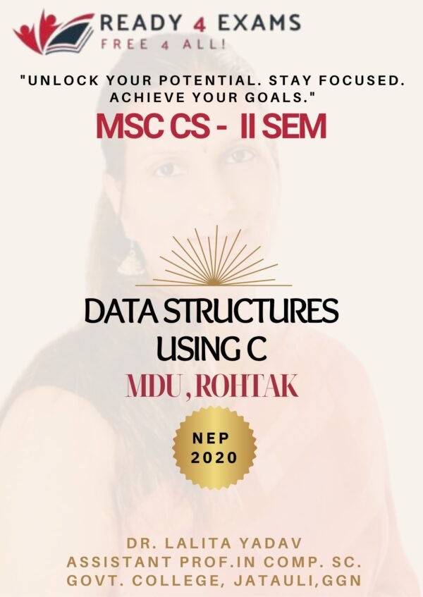MDU - MSc CS - Data Structures Using C
